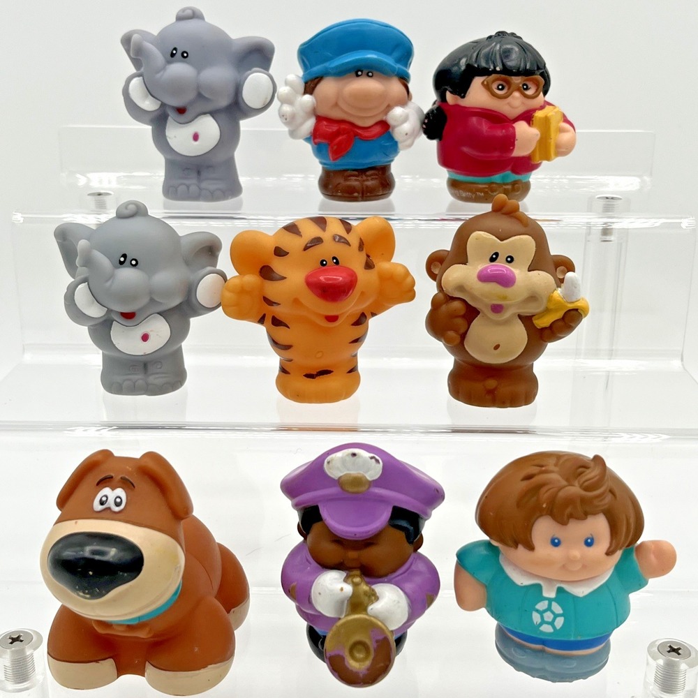 Vintage Little Tikes Choo Choo Train Replacement Animals & Figures Lot